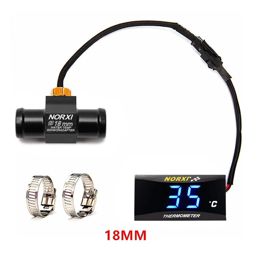 Motorrad-Wassertemperatur-Minimessgerät für XMAX250 300 NMAX CB 400 CB500X Sensor Thermometer Temp Gauges Scooter Racing