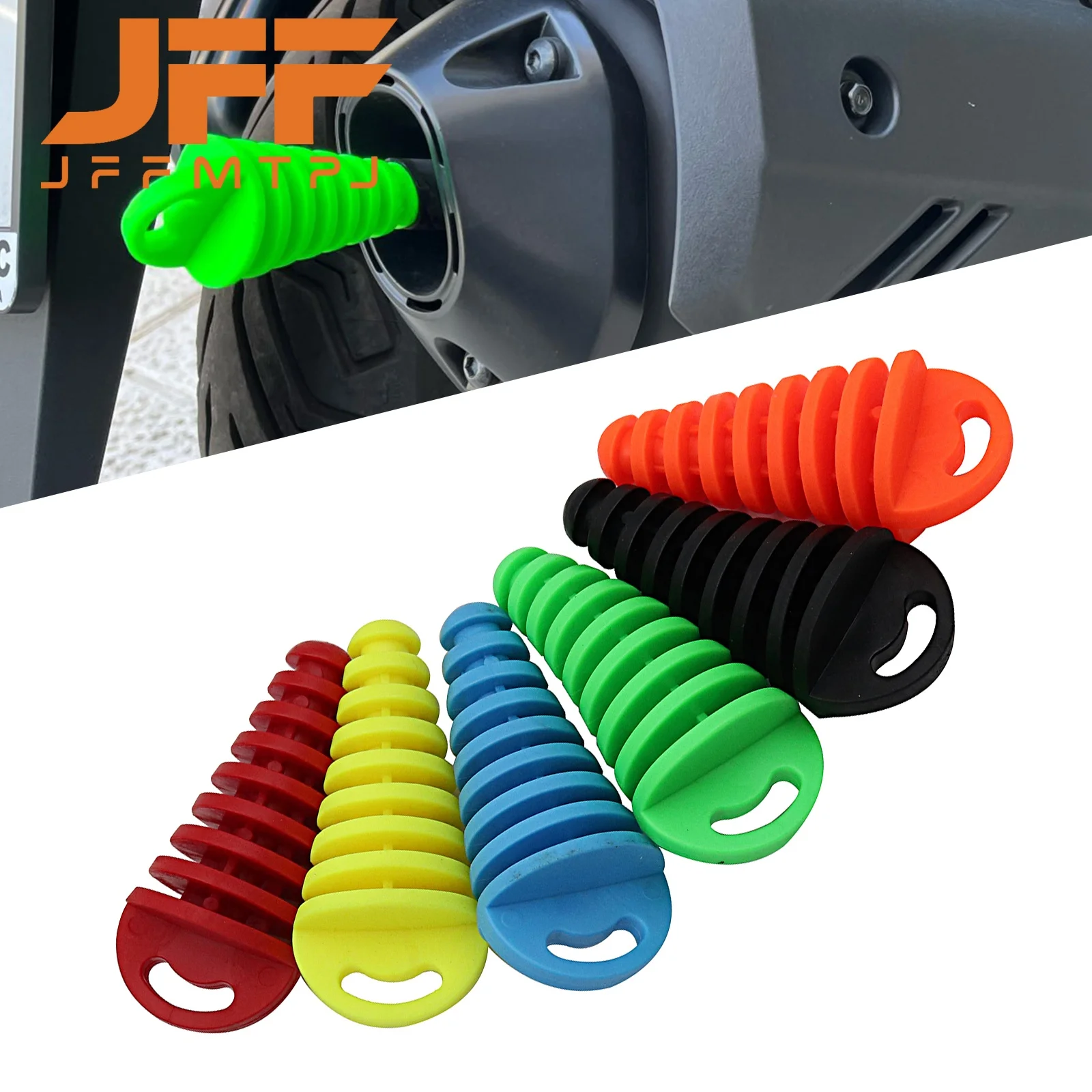 ATV Motorcycle exhaust plug Tailpipe Air-bleeder Muffler Wash Pipe Protector For KTM Yamaha Honda Kawasaki Suzuki etc.