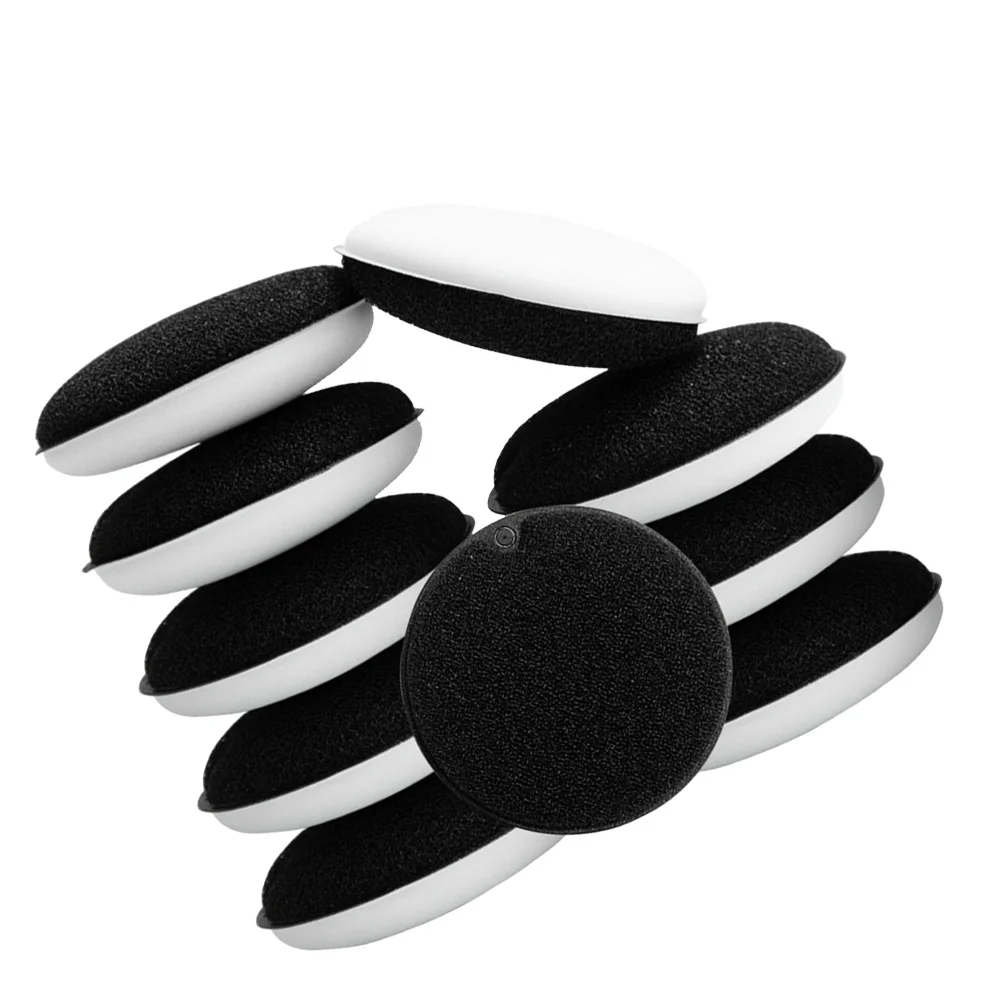 

10pcs Dishwashing Kitchen Cleaning Sponge Double Side Scouring Ingot Design Durable Cellulose Surface Easy Grip Tough Mess