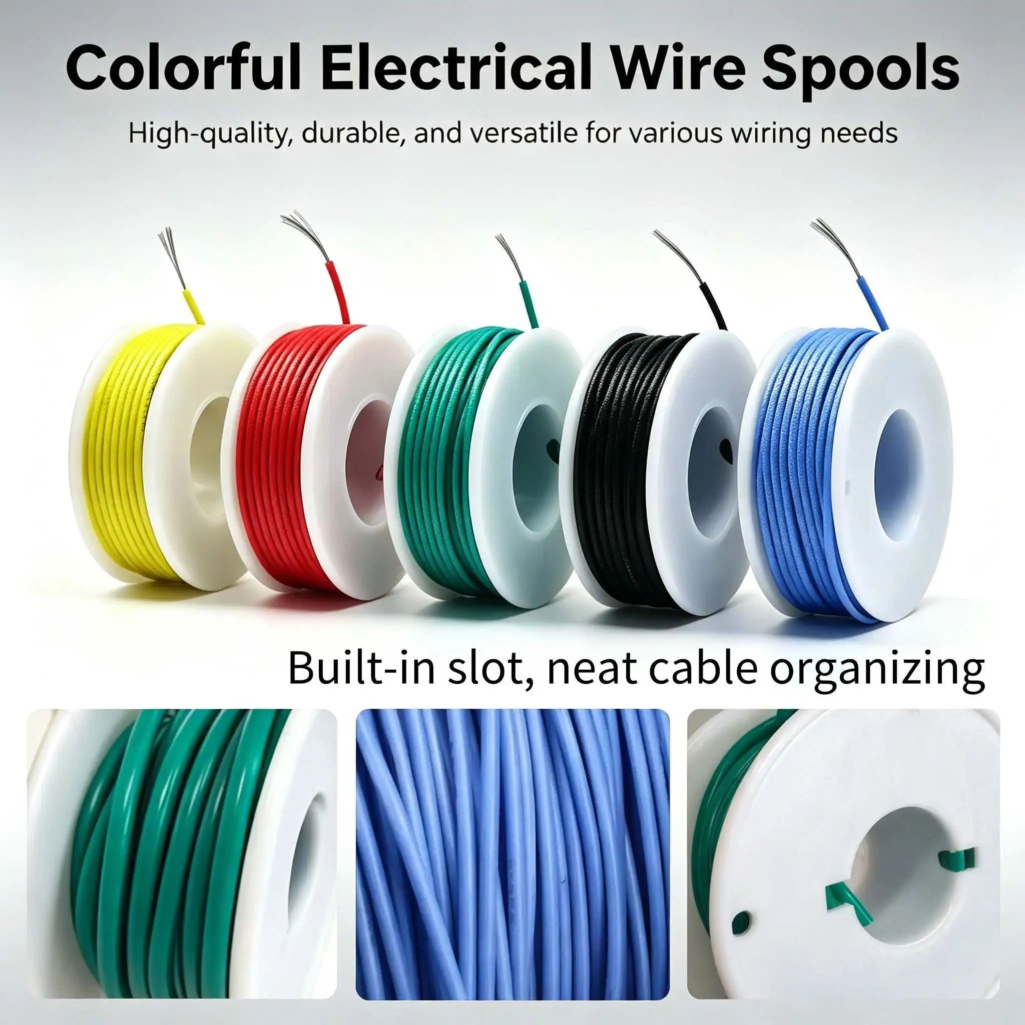 3 meter/9.8ft,18 20 22 24 26 28AWG Silicone Electric Wire - Soft, Flexible Tin-Copper Wire