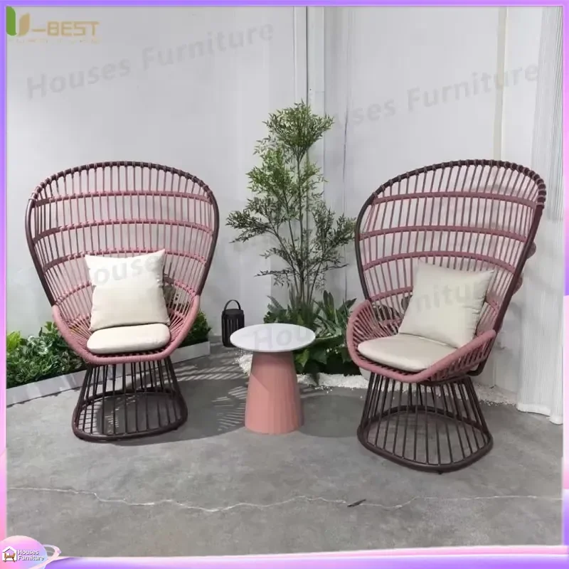 Garden Chair Outdoor Patio Beach Chaise Lounge Waterproof Cushion Backyard Folding Sunbed Deckchair Recliner Camping Rest