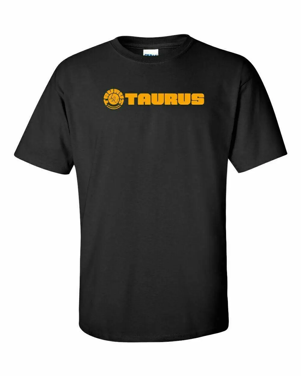 Taurus Firearms Script Orange Logo T Shirt 2nd Amendment Pro Gun Rifle Pistol