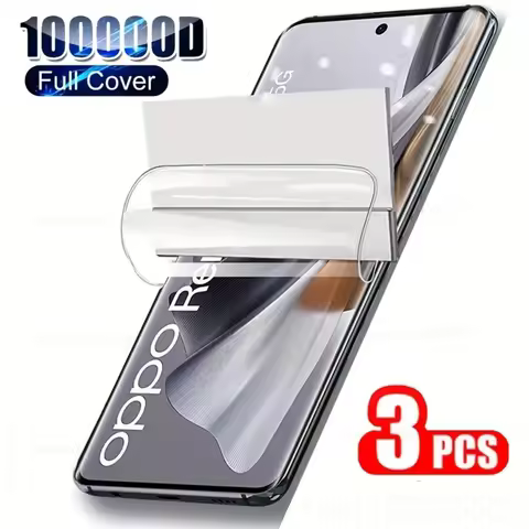 3PCS High Quality Hydrogel Film for OPPO Reno 14F 13F 13 Pro 14 Pro Full Coverage Screen Protectors 11F 12F 8/9/10 Pro Soft Film