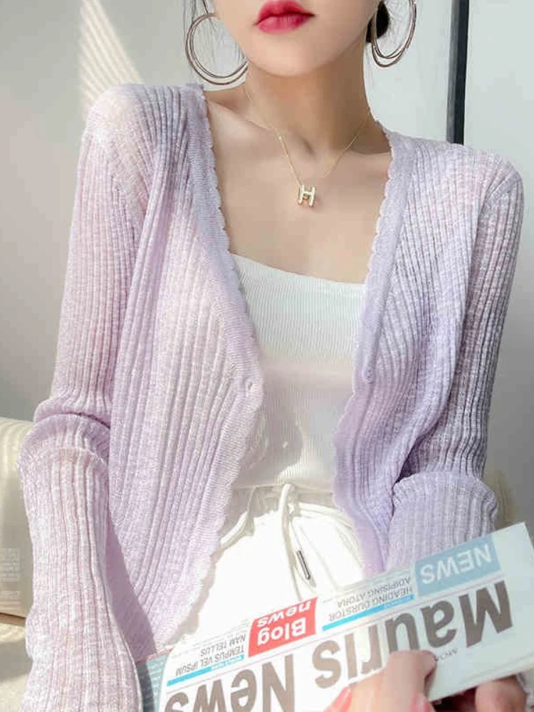 Thumbnail 3 - #53 Latest Cropped Knit Sweaters Offers