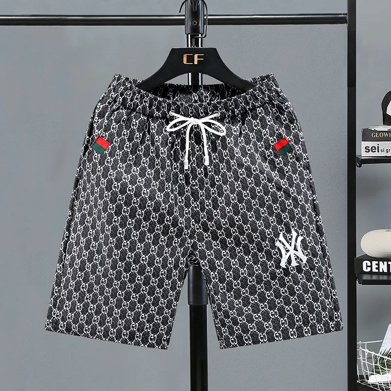 جديد عصري الرجال ort السراويل الصيف رقيقة الحرير الجليد كوي الجافة عادية في الهواء الطلق الشاطئ الرياضة orts مستقيم الساق منتصف الخصر الشباب