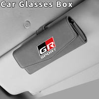 Car Glasses Case Sunglasses Storage Box Clip For Toyota GR SPORT YARiS Supra Corolla Prius Harrier Camry Tacoma RZ Accessories