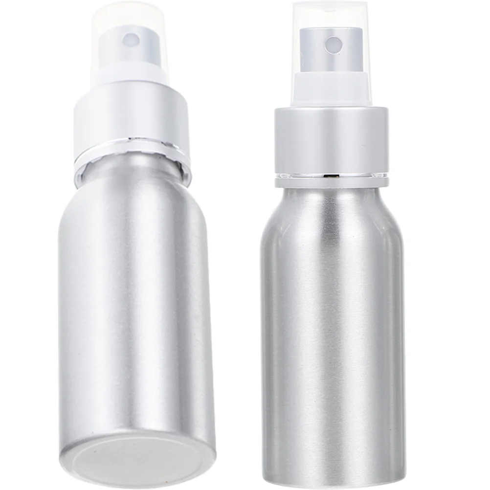 2 Pcs Bitters Spray Bottle Trundle Bed Atomizer Cocktail Mini Mister Bottles Food Grade Aluminum Pp for Bbq Travel