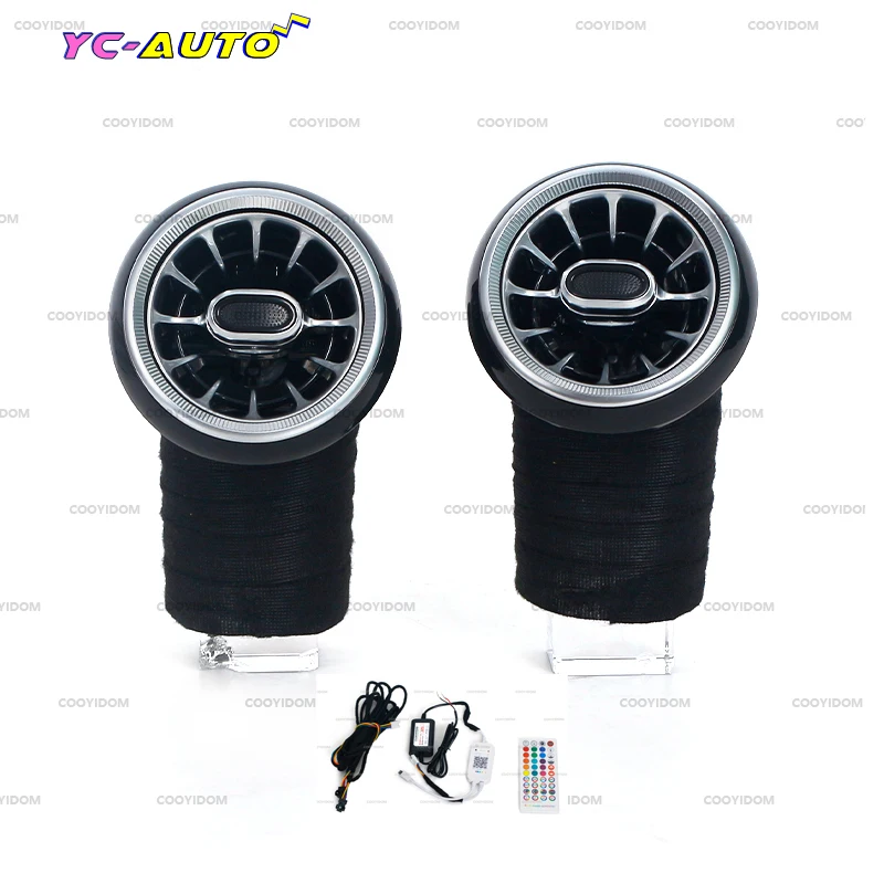 

For Mercedes Benz C Class W204 2011- 2013 LED Ambient Light Front Air Condition Air Outlet Replace AC Vent Turbo Car Accessorie