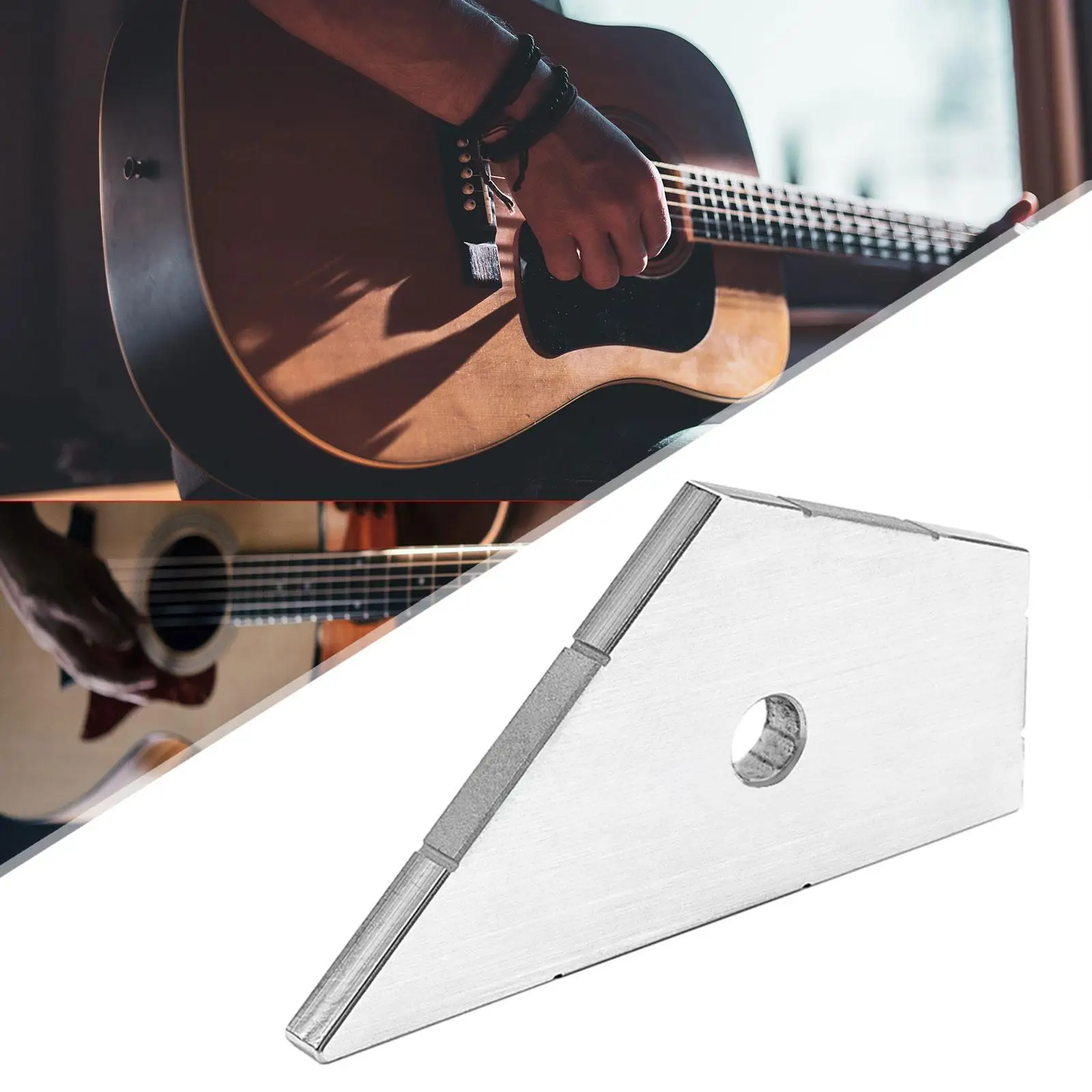 

Fret Leveling Tool, for Accuracy Height Measuring Repair Buzzing Adjustment Luthier Tool, Stainless Steel