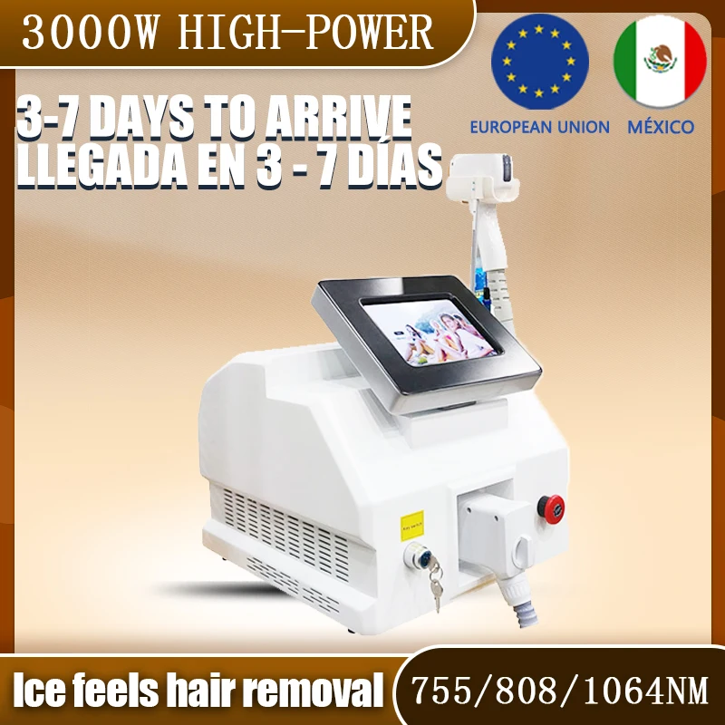 

2024 NEWST Desktop Distributor 808 1064 hair removal machine laser hair removal 2500w best selling hair remova machine