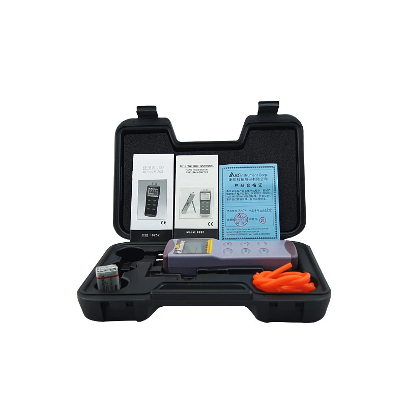 AZ8252 Manometro digitale per vuoto Manometro 2psi