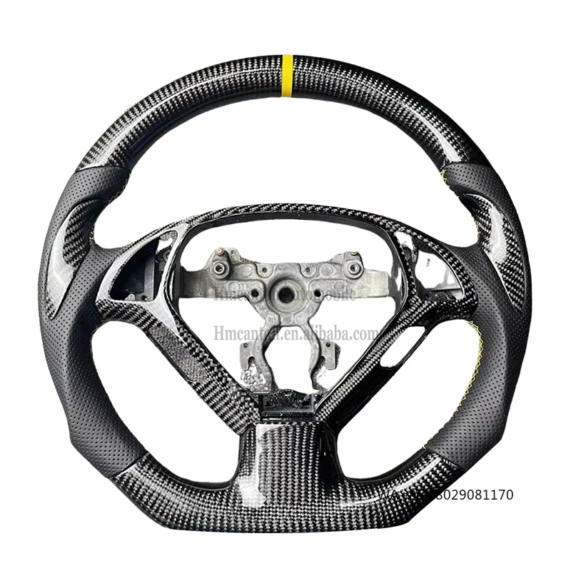 Hot New Carbon Fiber Perforated Leather Steering Wheel for Infiniti G27 G37 Car Steering Wheel