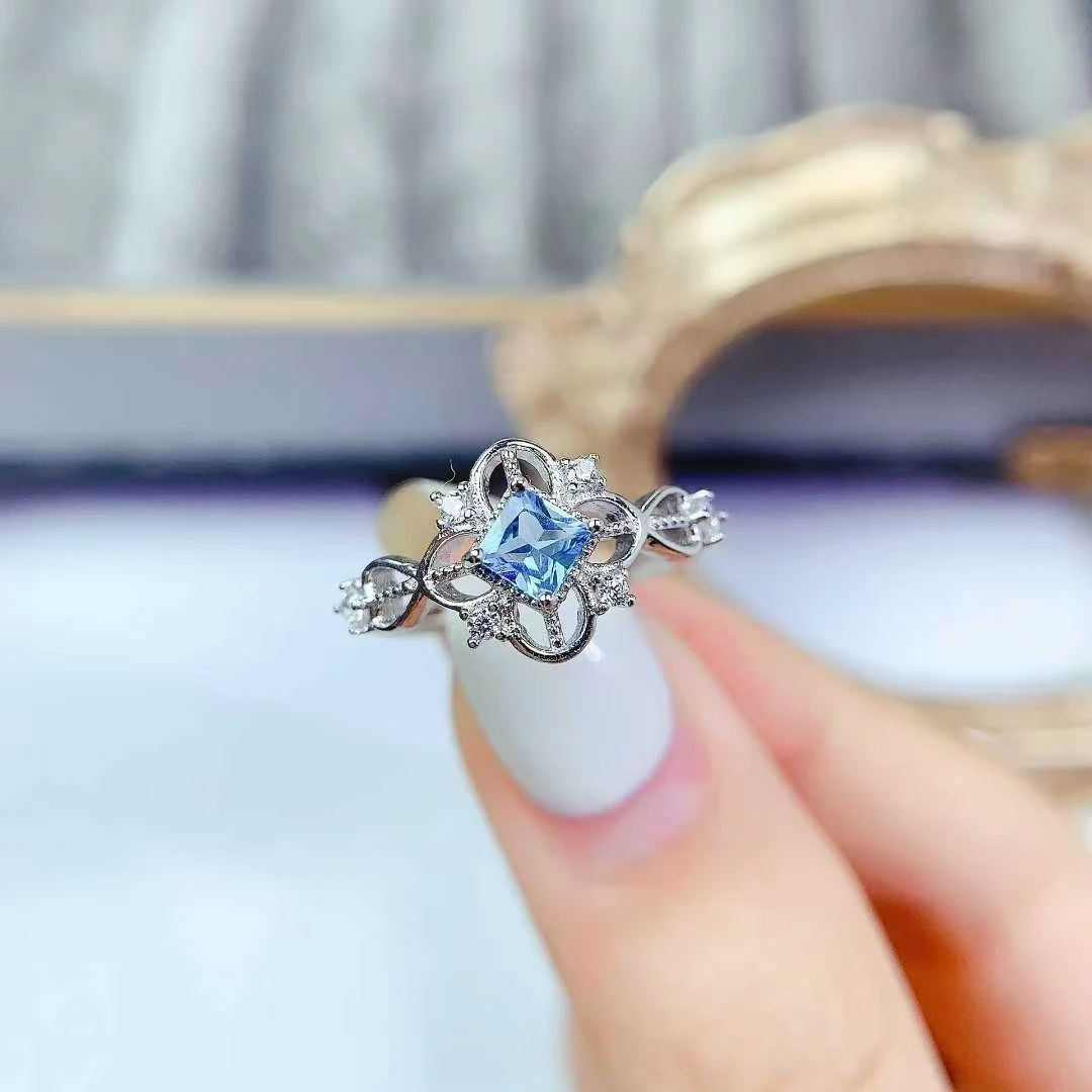 

Кольцо из настоящего серебра 925 пробы с топазом и натуральным топазом с сертификатом, кольцо из стерлингового серебра 18 карат с драгоценным камнем