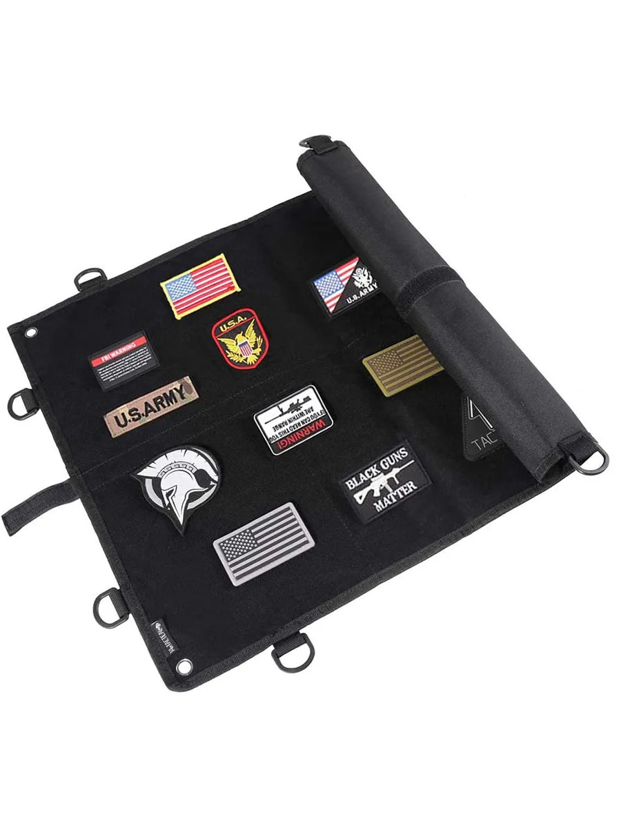 Velcro armband Storage board badge paste hanging cloth camouflage foldable MEDALS finishing tactical wall display stickers