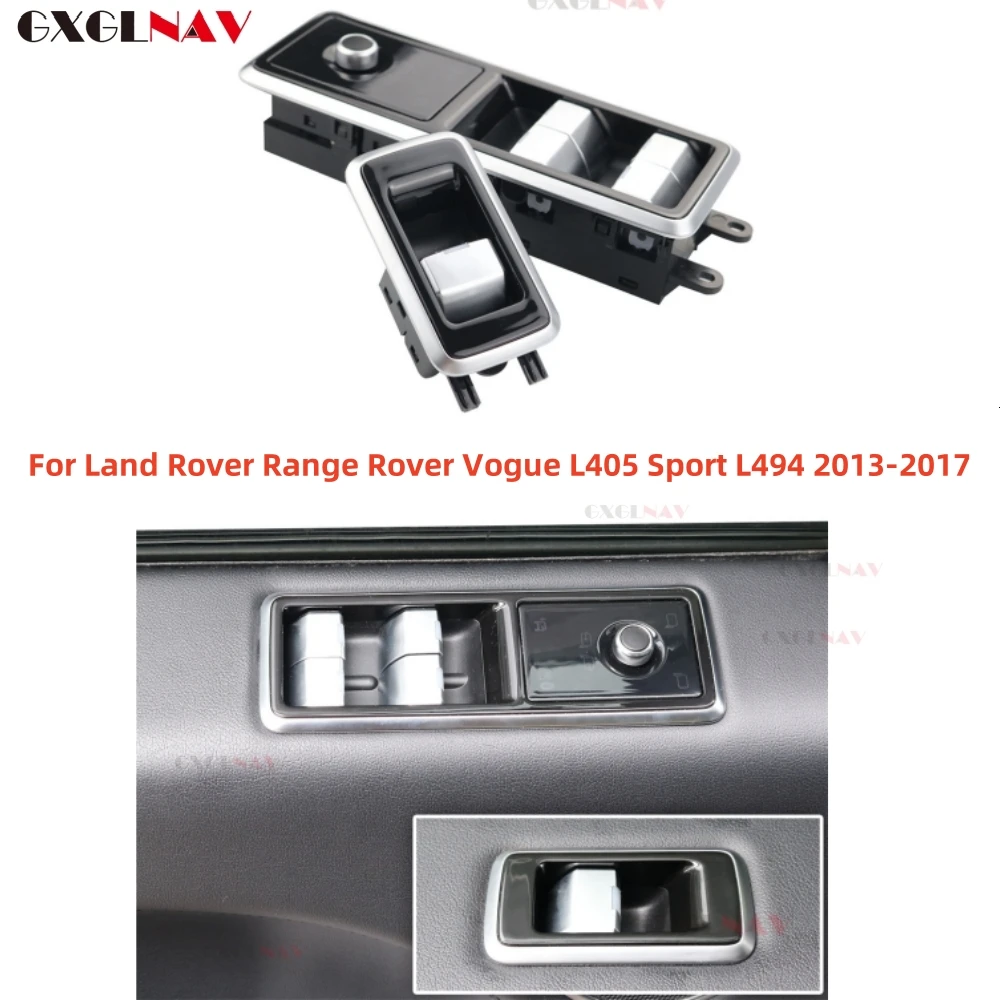 For Land Rover Range Rover Vogue L405 Sport L494 2013-2017 Indash Keys Auto Stereo Aftermarket Glass Lifter Buttons Seat Memory