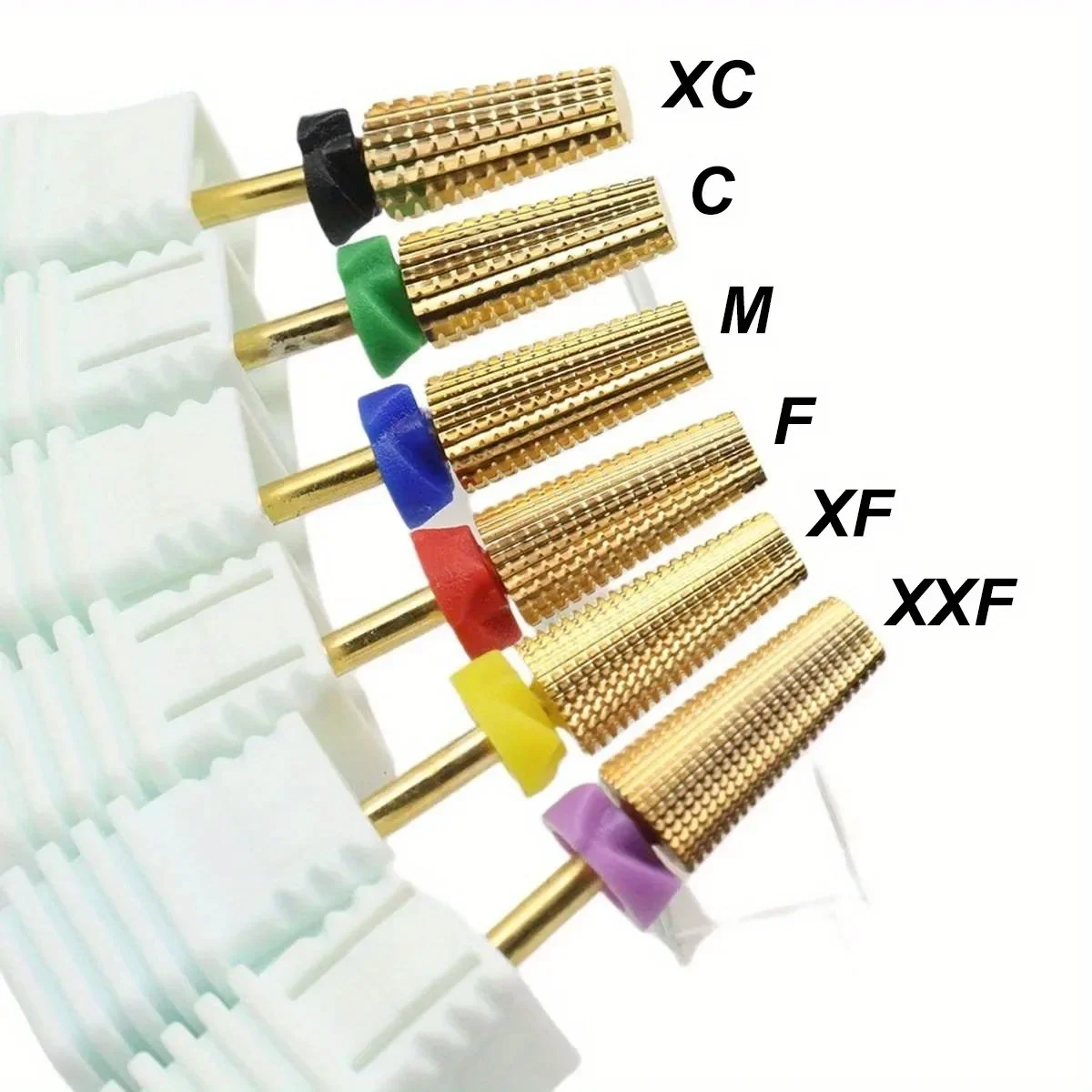

Профессиональные 5 в 1, золотые вольфрамовые стальные фрезы для ногтей, многофункциональные карбидные сверла с высокой твердостью, маникюрный инструмент Acce