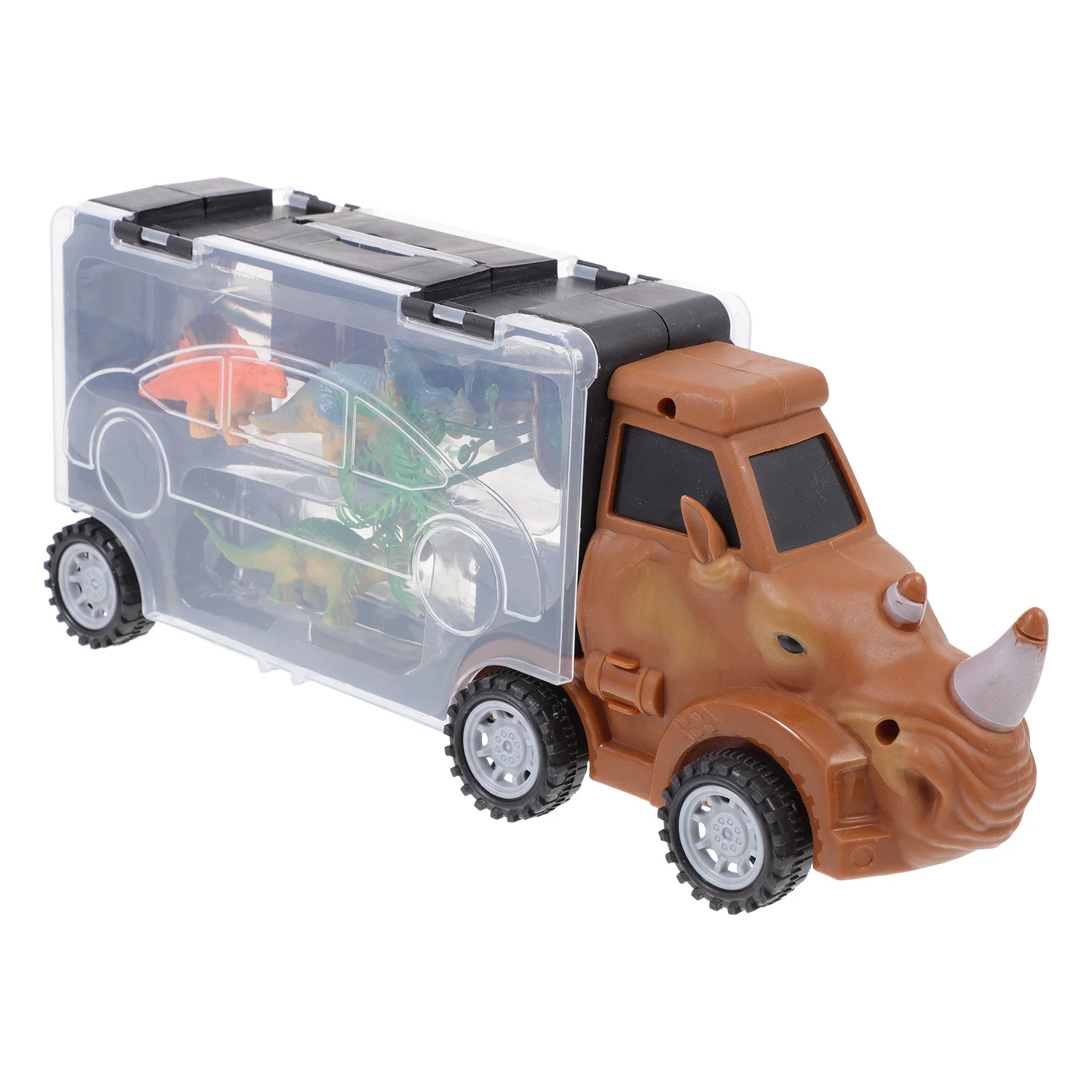 Cartoon Animal Container Truck Boy Animals Plastic Dinosaur-Shaped Transport Funny