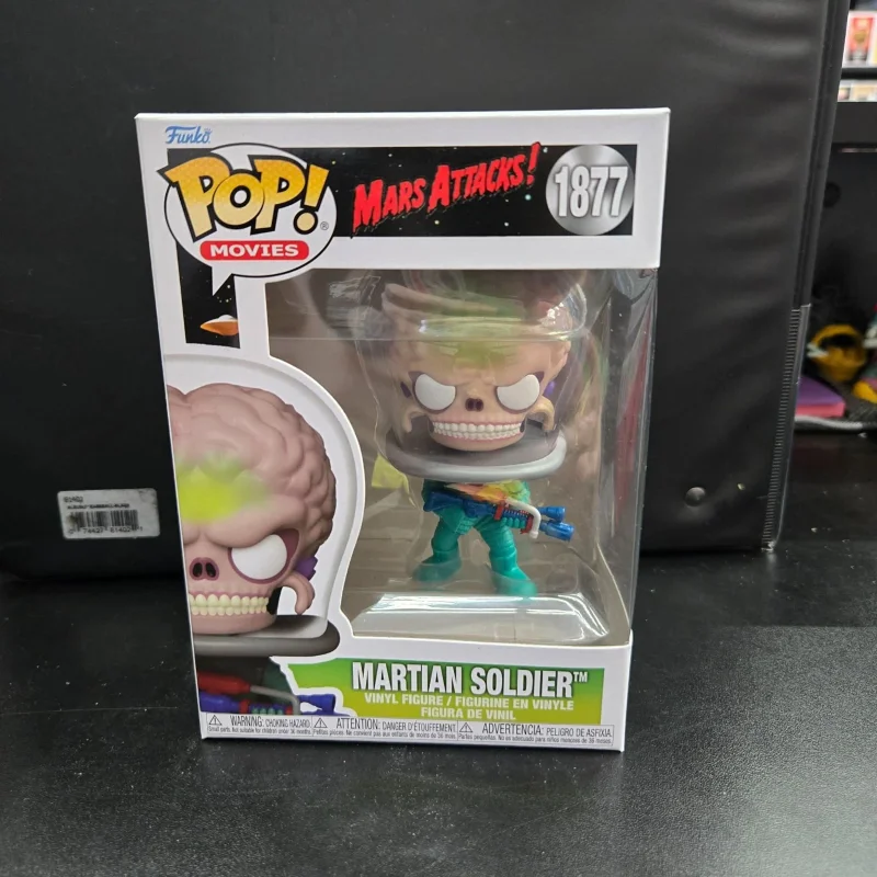 

Genuine Martian Spy Girl #1876 Soldier #1877 Action Figure Funko Pop Sculpture Doll Decor Model Limited Edition Toy Collect Gift