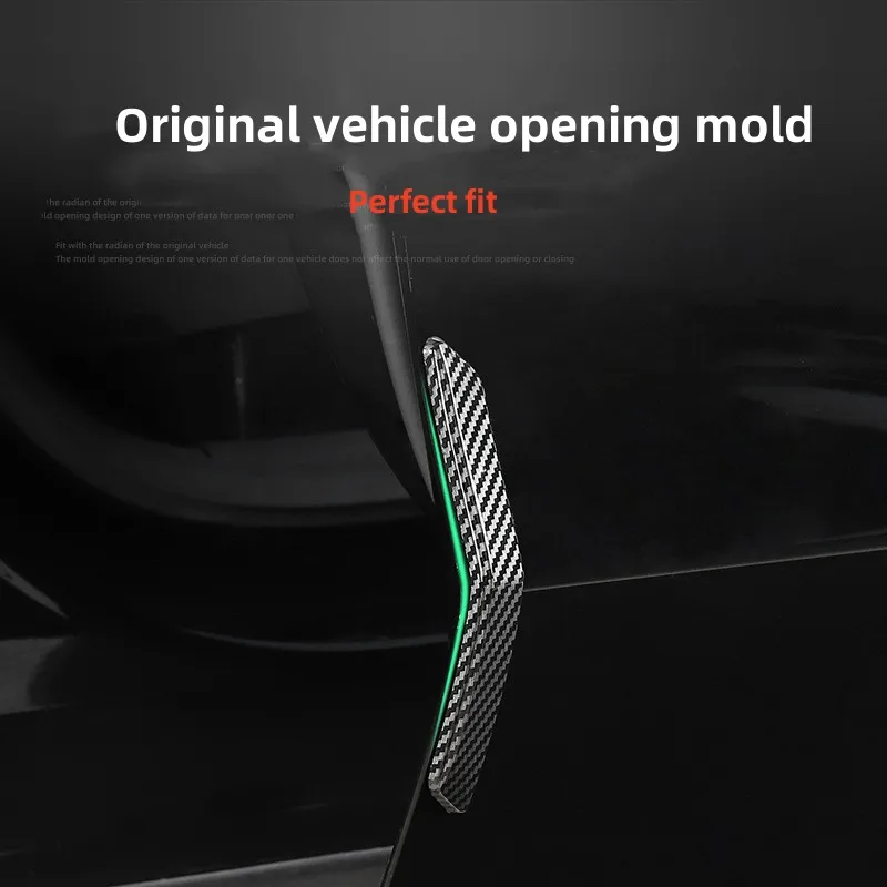 Car Door Anti-Collision Strip ABS Paint Anti-Scratch Protective Sticker For Tesla Model 3 Model Y Modification Accessories