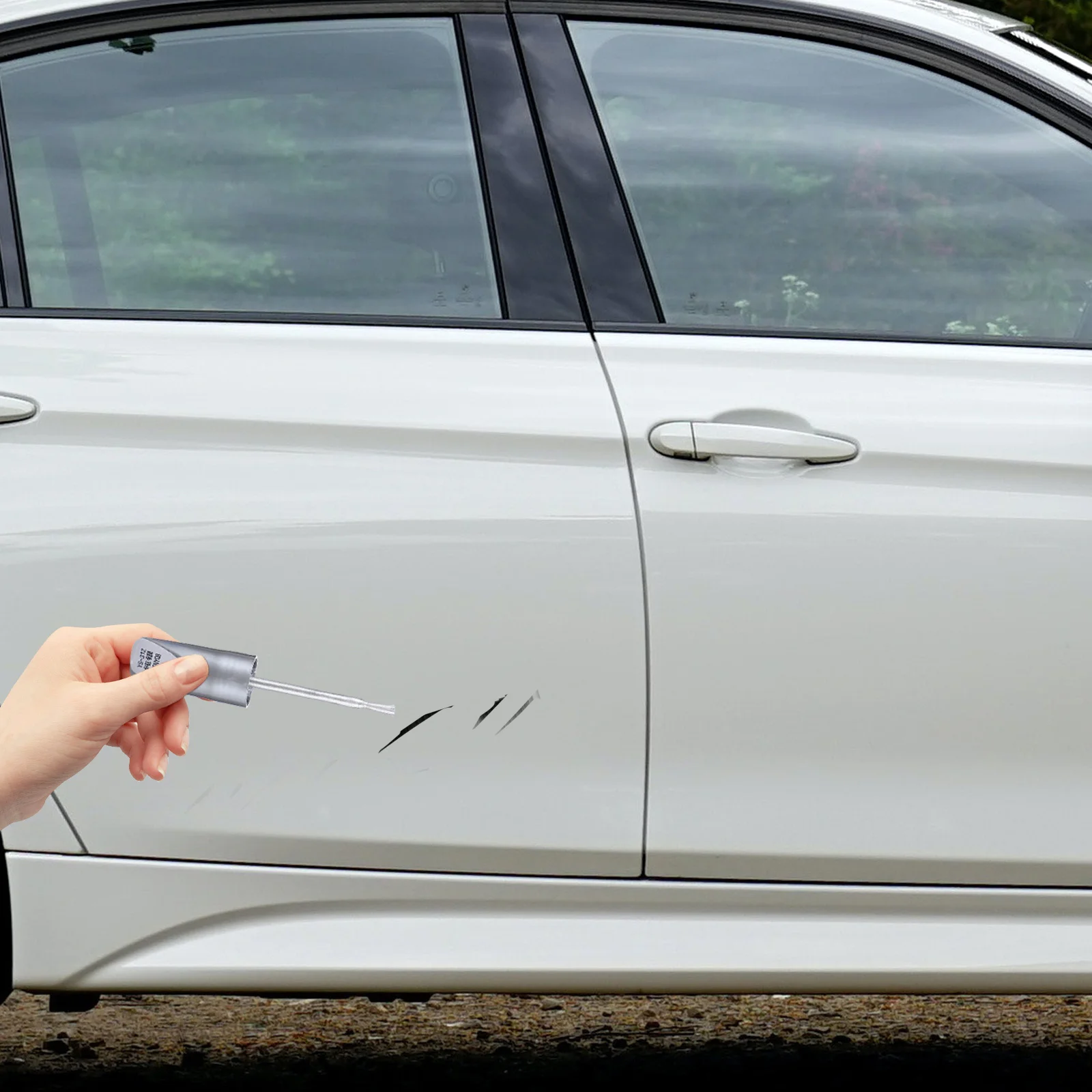 

4Pcs Car Scratch Repair Pen Professional Auto Scratch Remover Durable Paint Repairing Tool Car Touch Up Pen Set