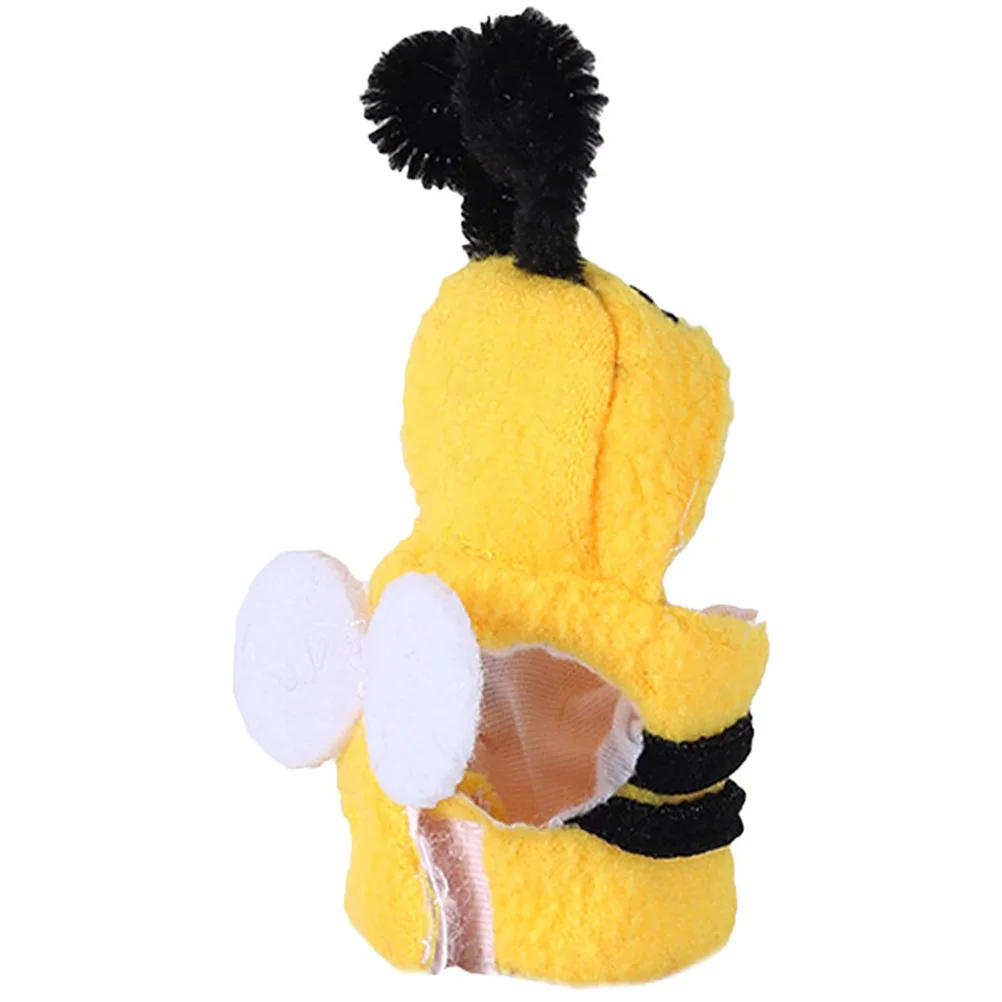

Pet Bird Clothes Warm Bee Shaped Parrot Clothing Small Animals Costume S Size Halloween Decoration Reusable Novelty Accessories