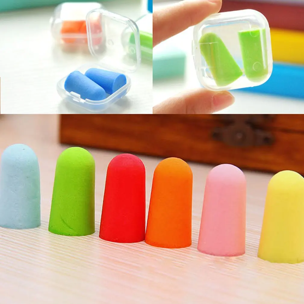 Soft Foam Ear Plugs Sound Insulation Ear Protection Earplugs Anti Noise Snoring Sleeping Plugs for Travel Noise ReductionEarplug