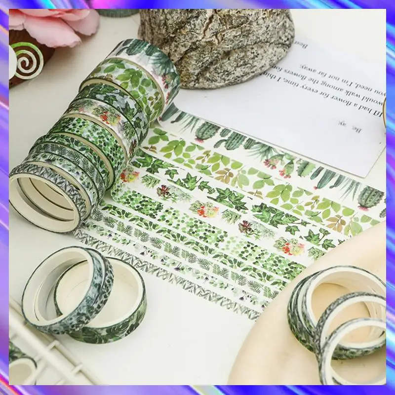 18Pcs Washi Tape Scrapbooking Supplies Washitape Diary Decoration Cinta Adhesiva Washi Tapes