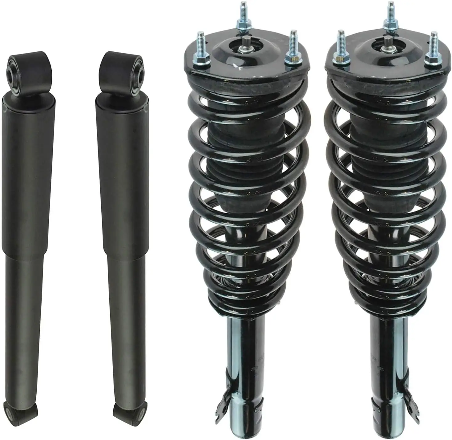 

Front and Rear Complete Strut Assembly & Shock Absorber Kit Complete Strut & Coil Spring Assembly Compatible with 2009-2013 Mazd