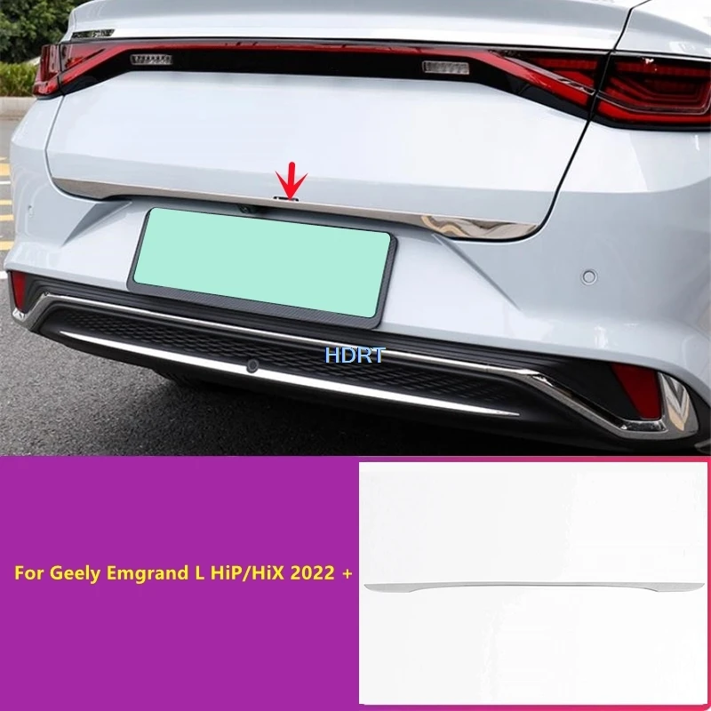 

Автомобильный стиль, задний бампер, защита багажника, декоративные аксессуары, внешняя наклейка для Geely Emgrand L HiP/HiX 2022+