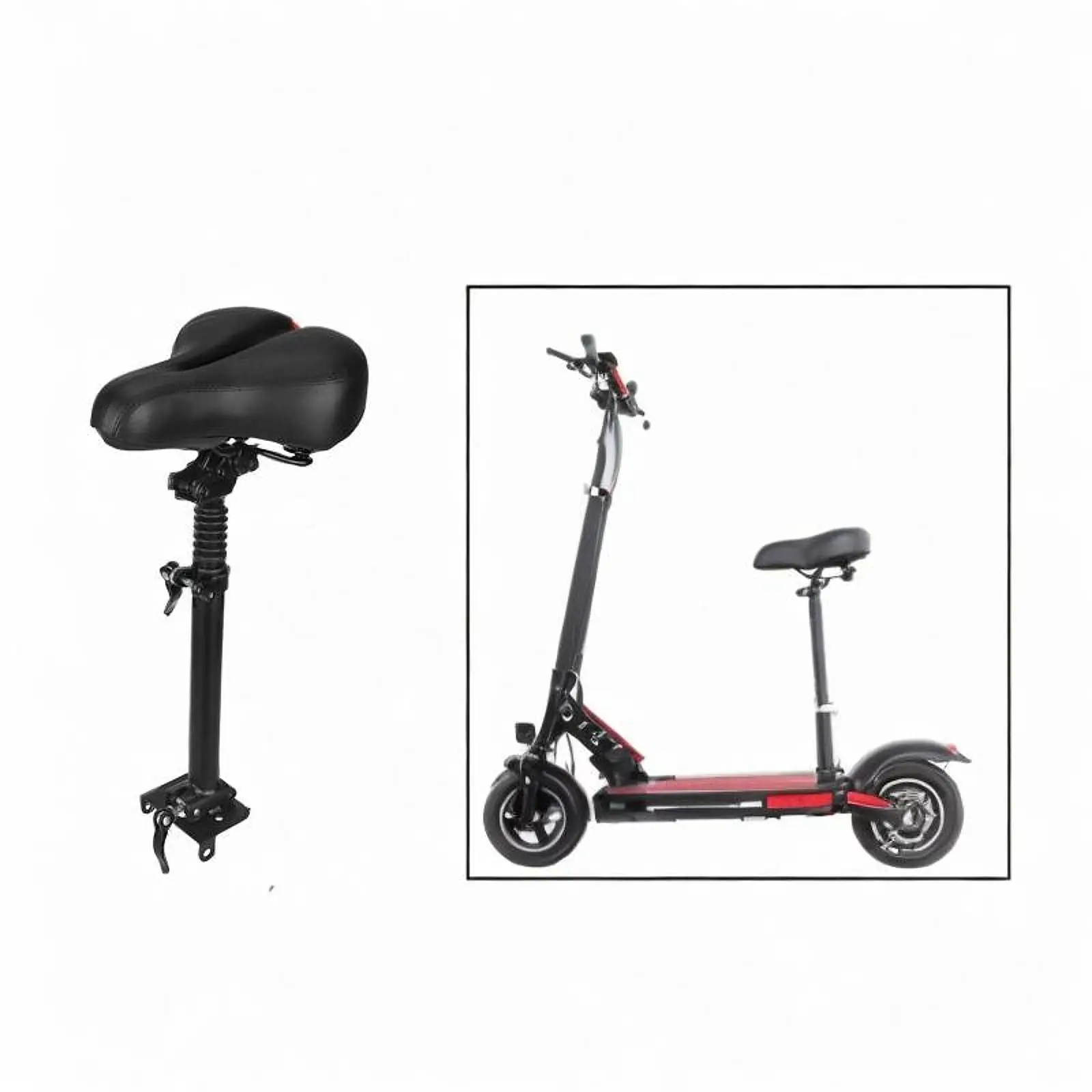 Electric Scooter Seat Electric Scooter Accessory Shock Absorbing Saddle Seat