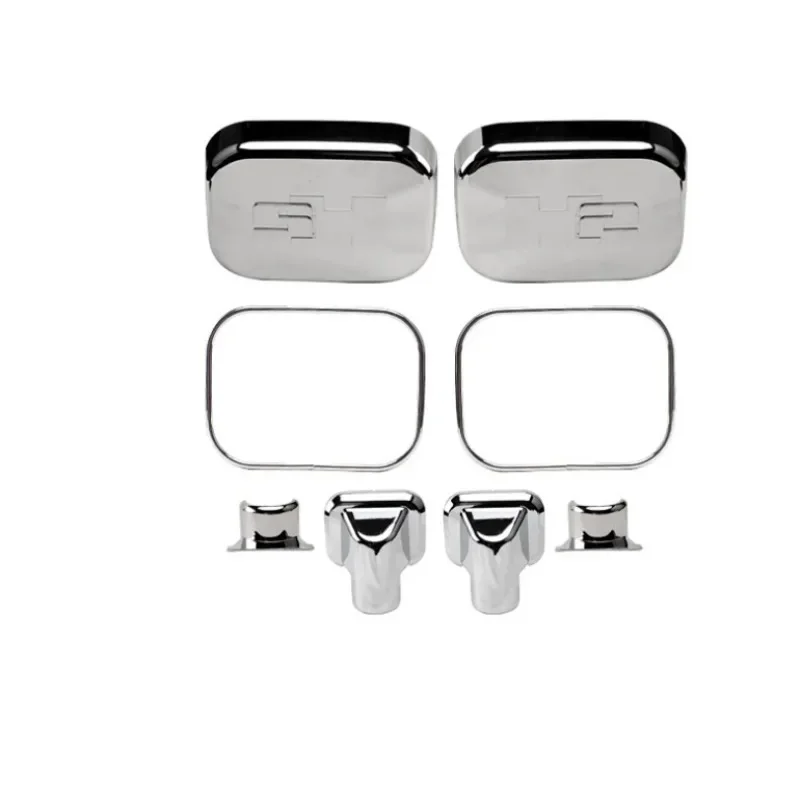 For Hummer H2 2002 2003 2004 2005 Chrome ABS Side View Mirror Shell Protect Cover Trim