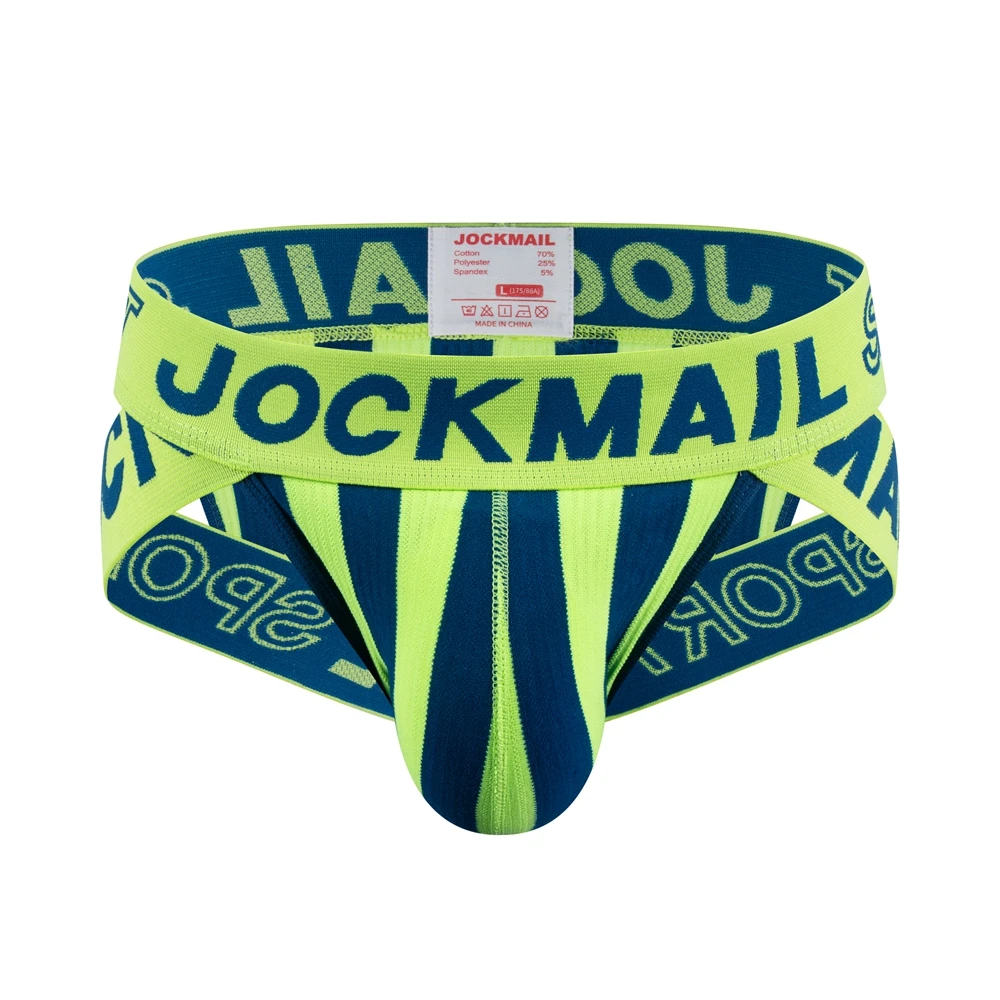 JOCKMAIL Men\'s Briefs Sexy Men Underwear Jockstrap Slip Homme Bikini Cueca Hombre Underpants Gay Panties Calzoncillos Breathable