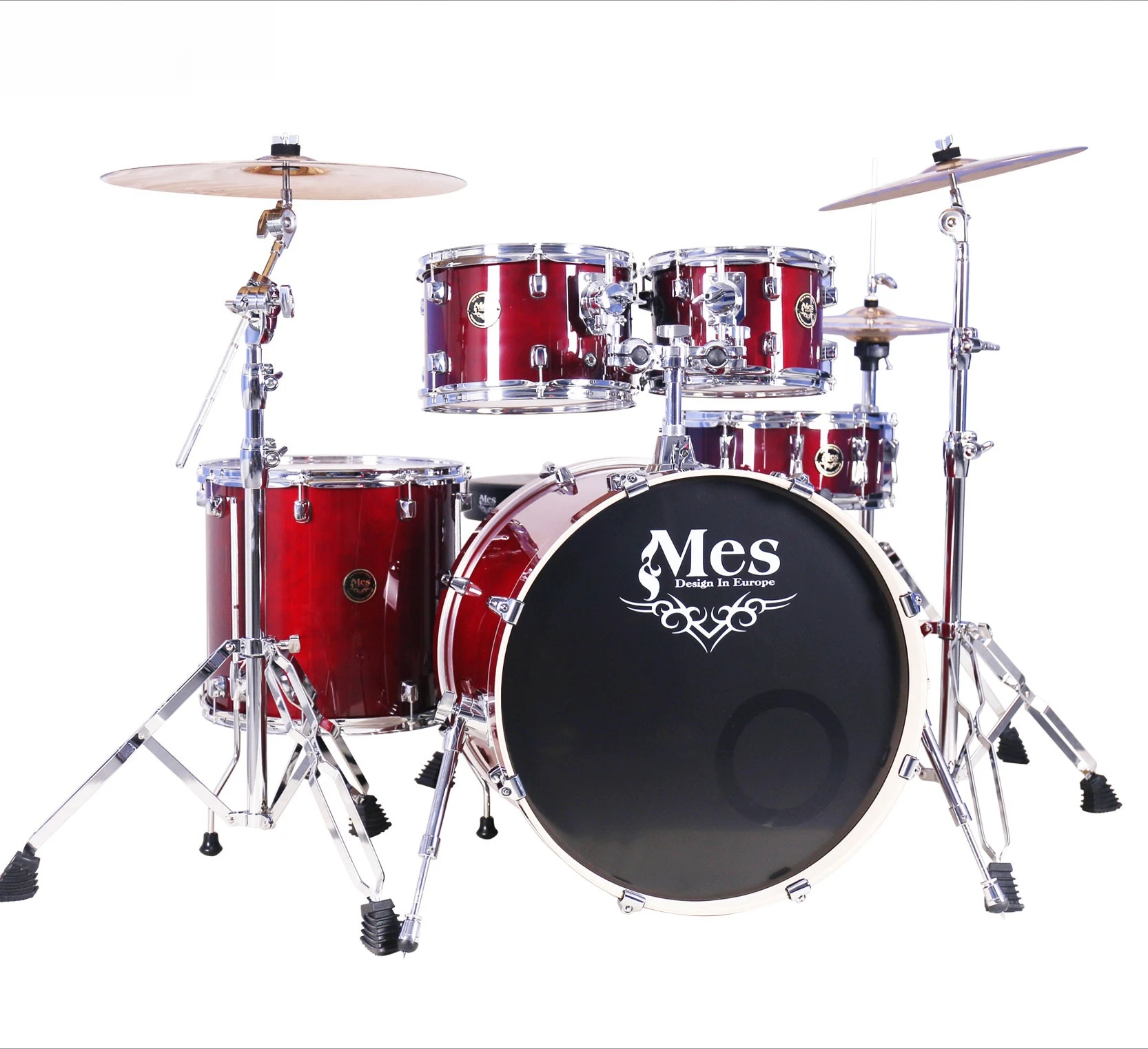 

Барабанная установка серии Whirlwind для взрослых и детей, домашний джазовый барабан, 5 барабанов, 4 тарелки, практика, профессиональное исполнение