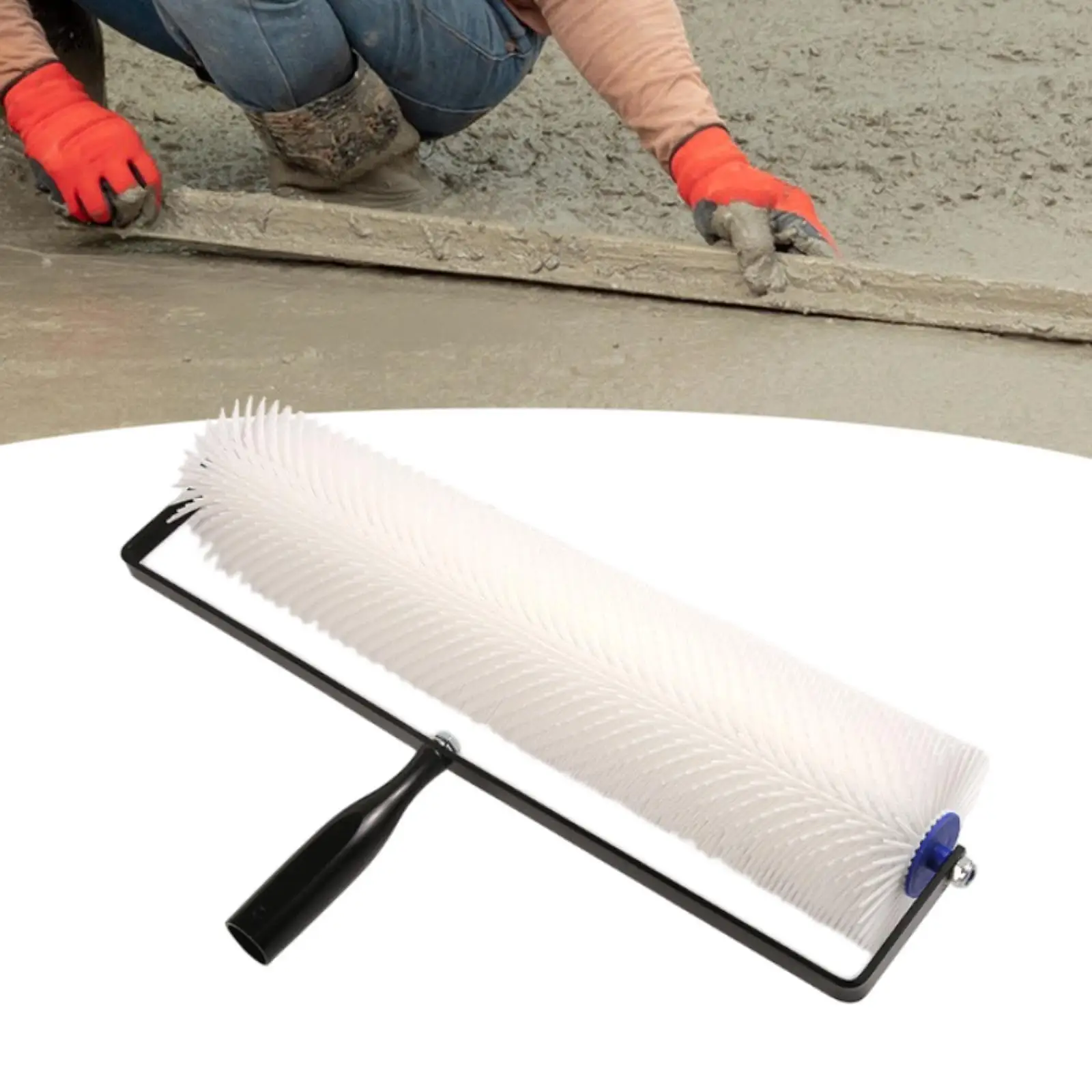 Spiked Roller Floor Roller Accessories Self Leveling Bubble Remove Tool Spiked Screed Roller for Housework