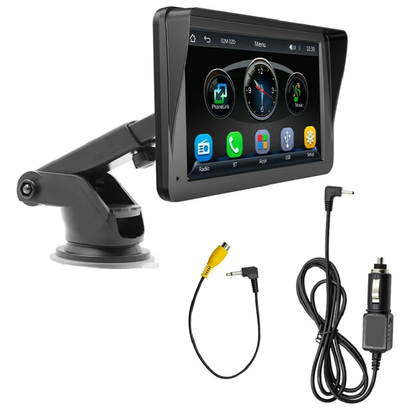 For 7 Inch Android Universal Car Mp5 with Carplay Central Control Multimedia Player, Navigator Gps All-In-One