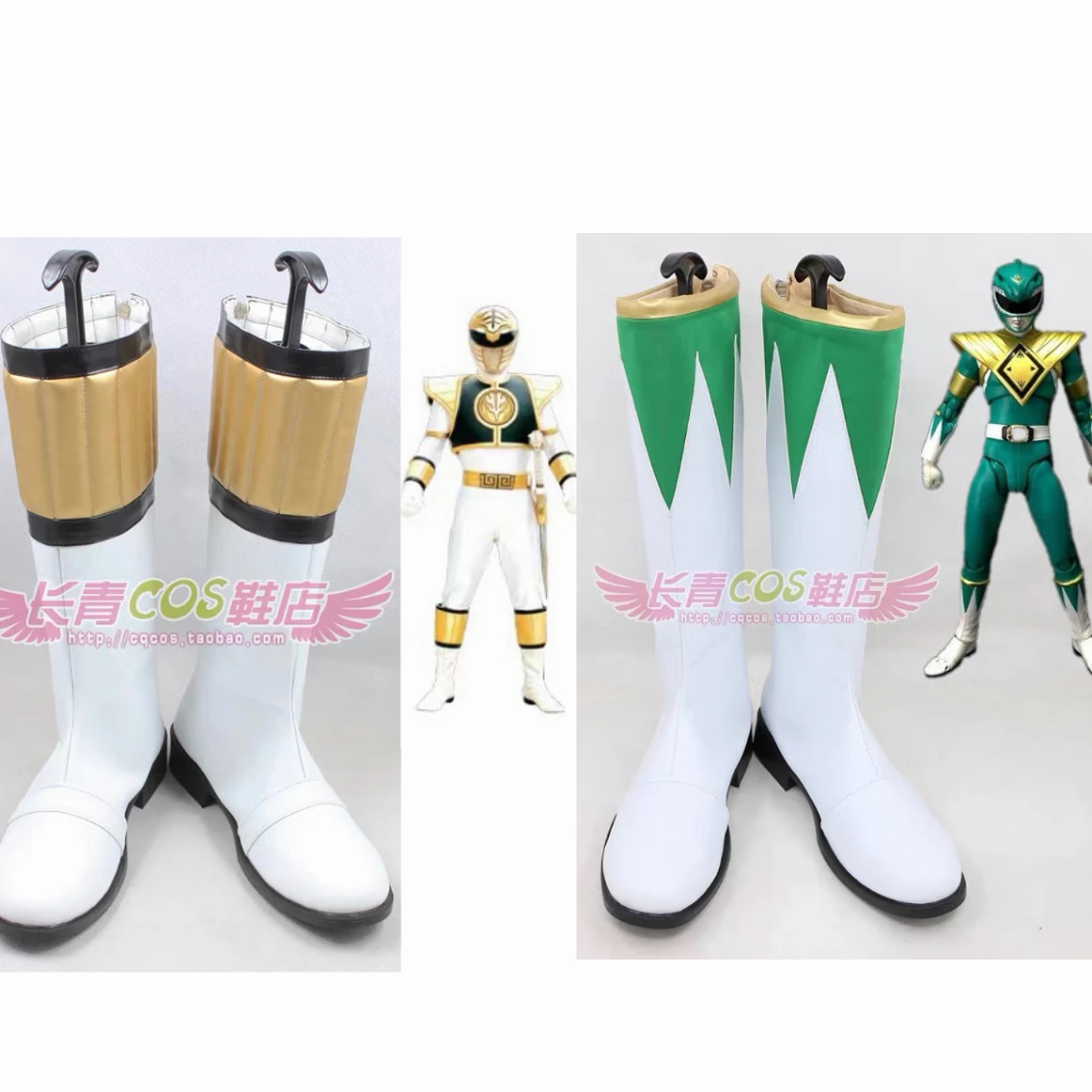 

Tommy Oliver Cosplay Halloween Rangers Boots Black Tyranno Soldier Shoes Green Battle Shoes