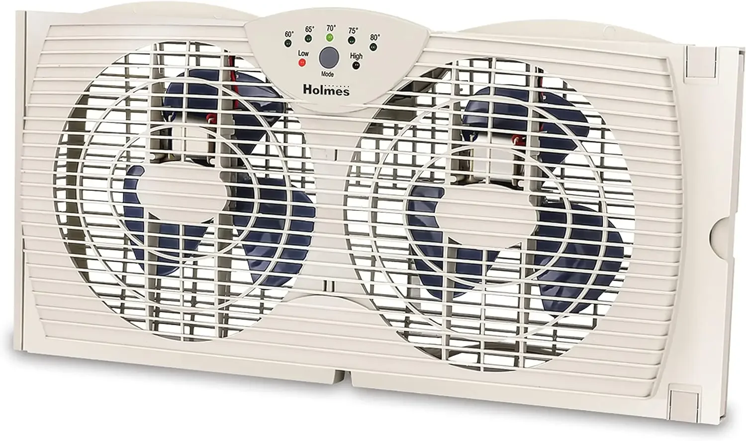 

9" Twin Digital Window Fan, Reversible Airflow Blades, In/ Exchange, 3 Speeds, Built-In Extender Panels, for , Bedroom or O