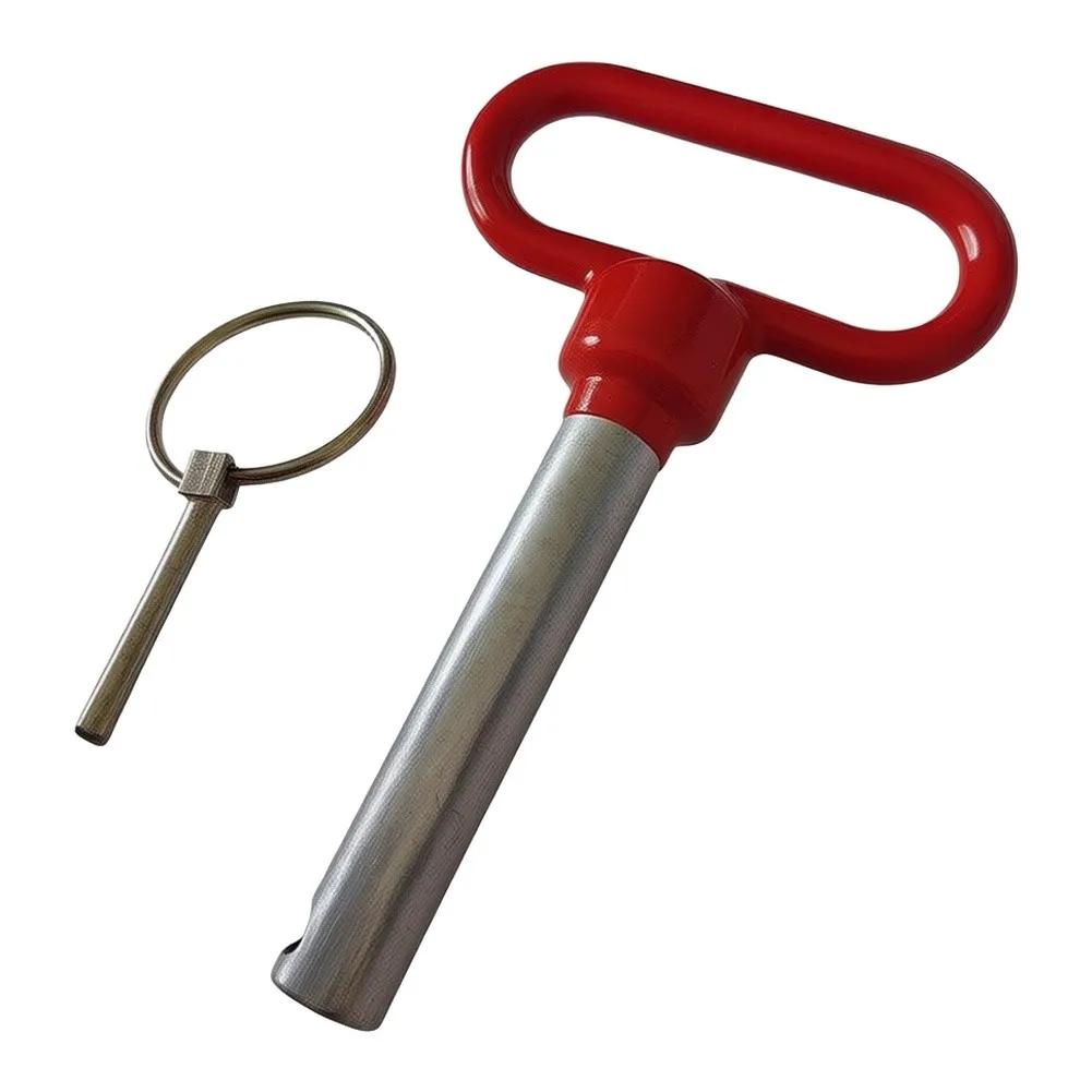 for Red Head Steel Pin for Securing Barbell in For Power Rack and Squat Stand During Heavy Lifts and Training Cycles