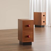Modern Minimalist Nightstand Solid Wood Bedroom Storage Cabinet Mini Organizer Bedside Table Living Room Furniture Sofa Table
