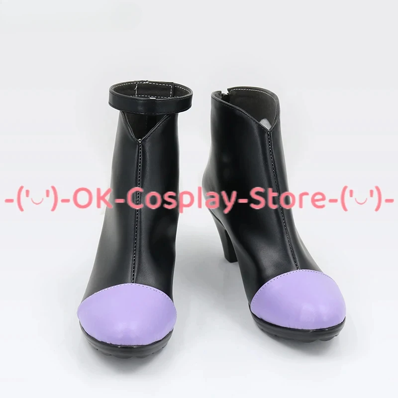 Maha Cosplay PU Leather Shoes Anime Game Assassin Gets Reincarnated Aristocrat Roleplay Prop Halloween Carnival Boot Custom Made