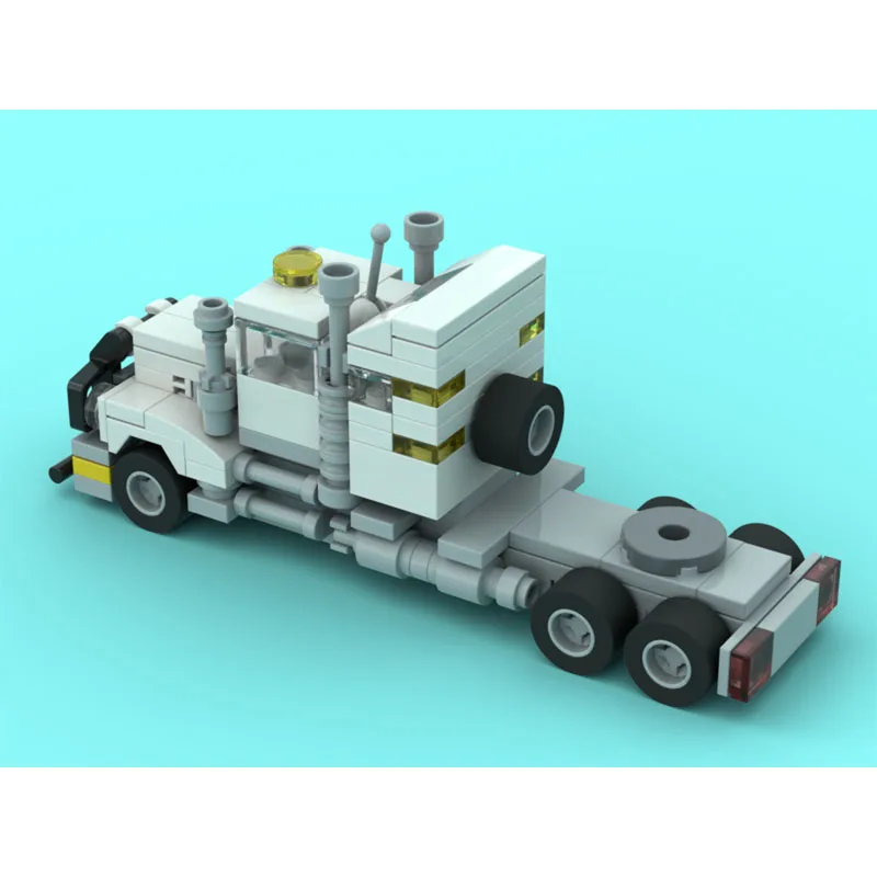 

MOC-64186 Small Highway Train Truck Building Blocks Model • 145 PartsMOC Creative Boys Kids Birthday Building Blocks Toy Gifts