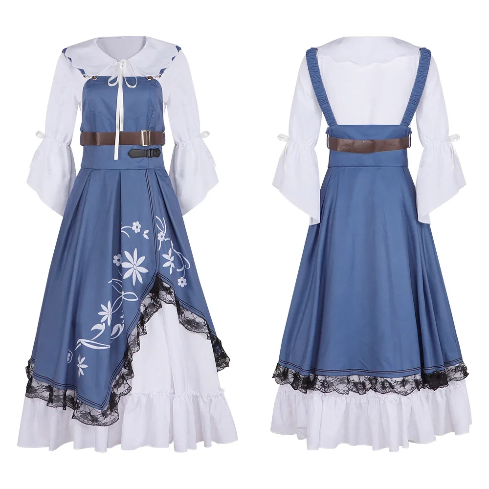 

Tomorrow's Ark Flute Sound Cosplay Costume 2D Flute Anime Game Costume Cosplay Halloween Performance Costume