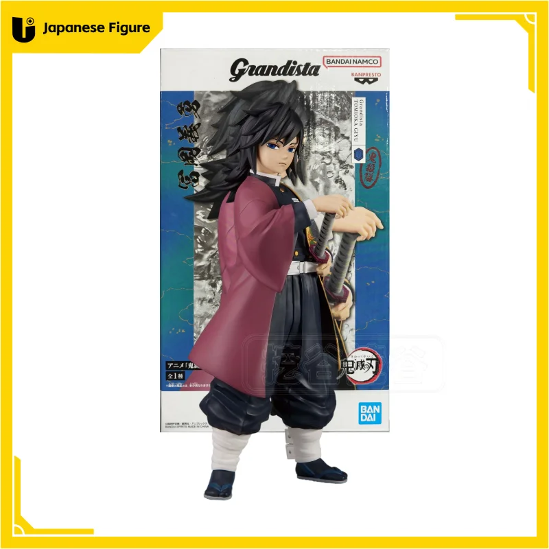 

In Stock BANDAI Original Banpresto Demon Slayer Grandista-TOMIOKA GIYU Action Figure Model 24CM PVC Collection Cartoon Toy Gift