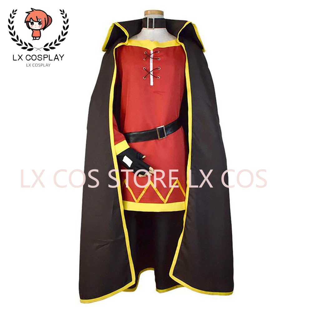 

Anime This Wonderful World Megumin Cloak Dress Uniform Outfit Halloween Cosplay Costumes For Male