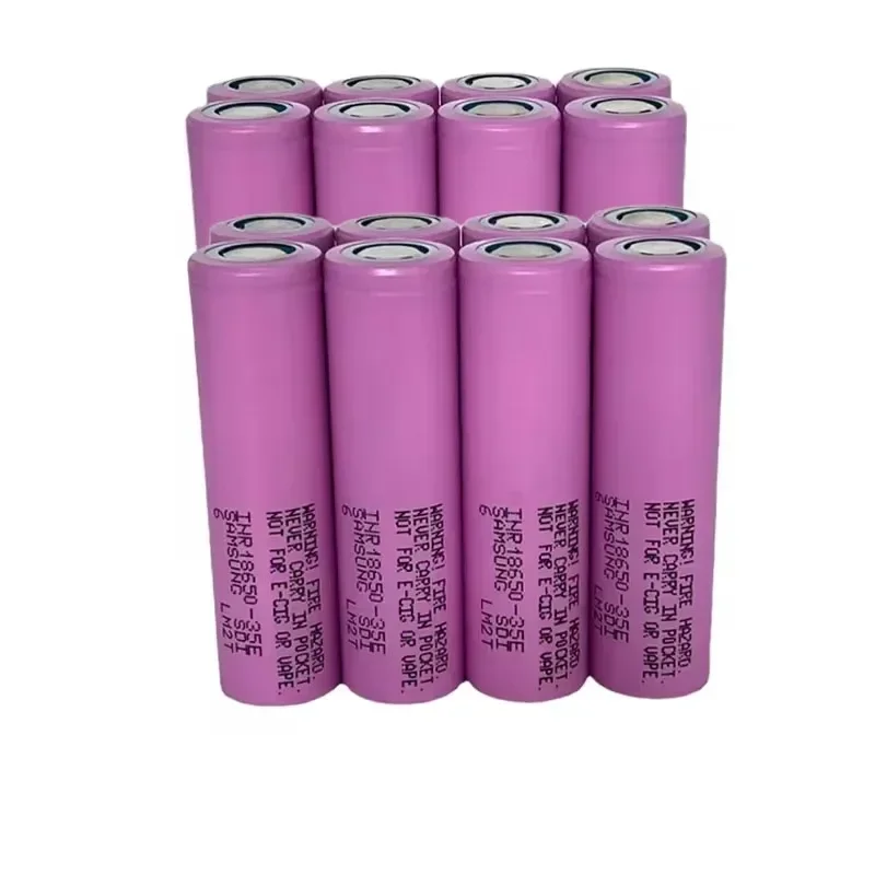 18650 Battery 100% Pack INR18650-35E 3500mAh 3.7V 20A Rechargeable 18650 Li-ion Battery for Toys Power Tools Flashlight