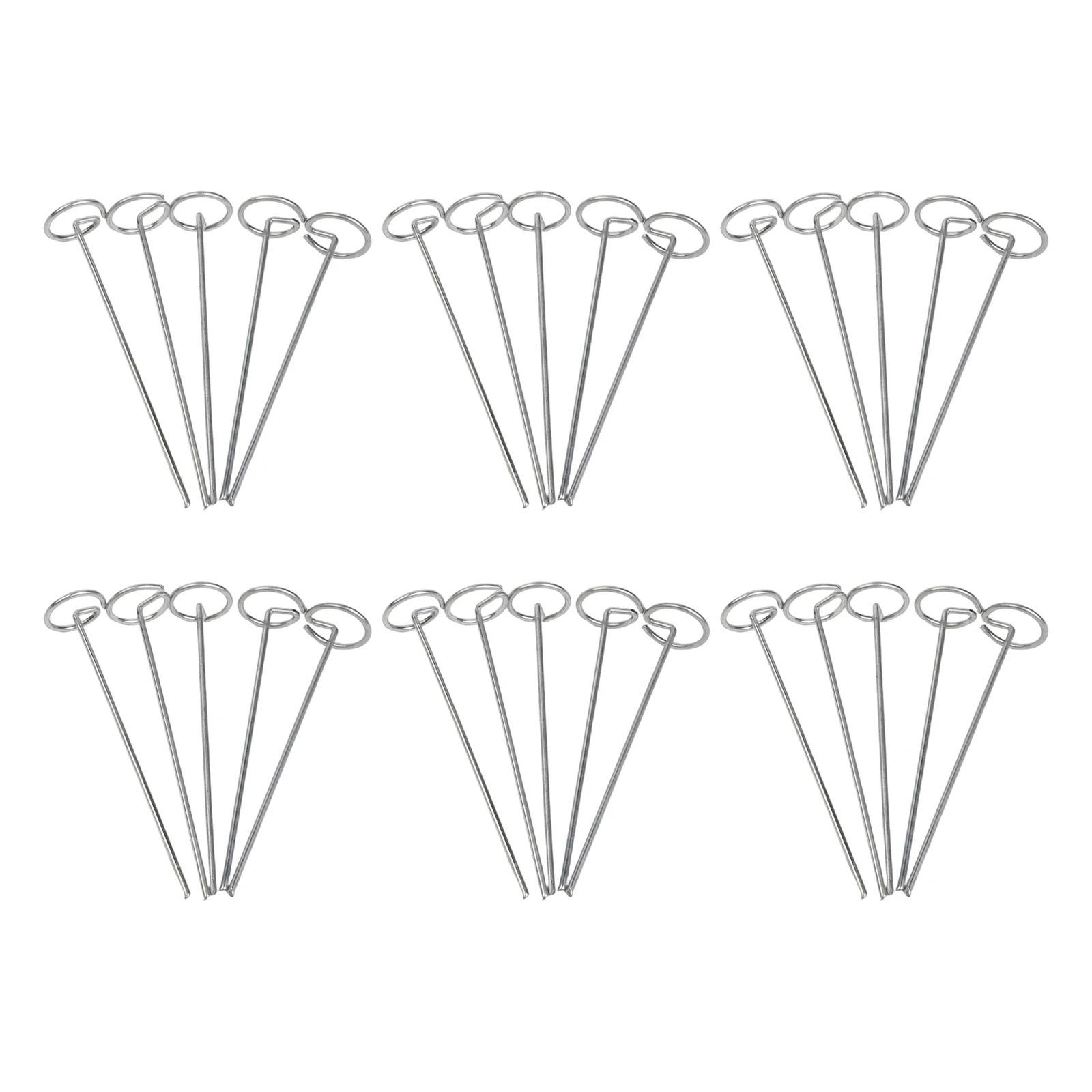 For Garden Fabric 6 Inches Garden Stakes Sturdy Ground Cover Pins Garden Stakes 6-inch Length Advanced Galvanizing Technology