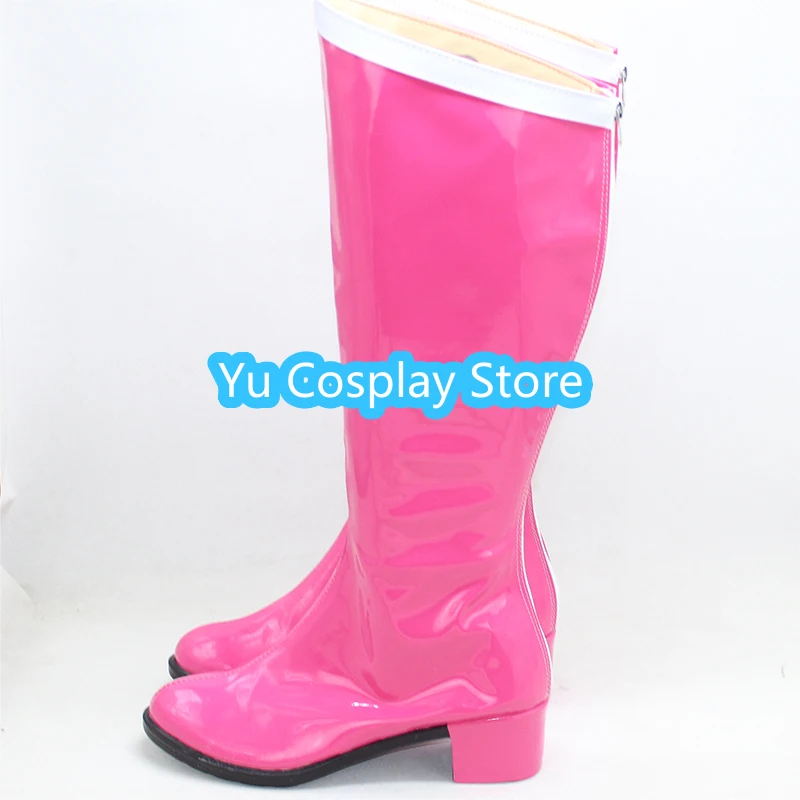 Tsukino usagi cosplay sapatos serenidade cosplay prop sapatos de couro do plutônio botas de halloween feito sob encomenda