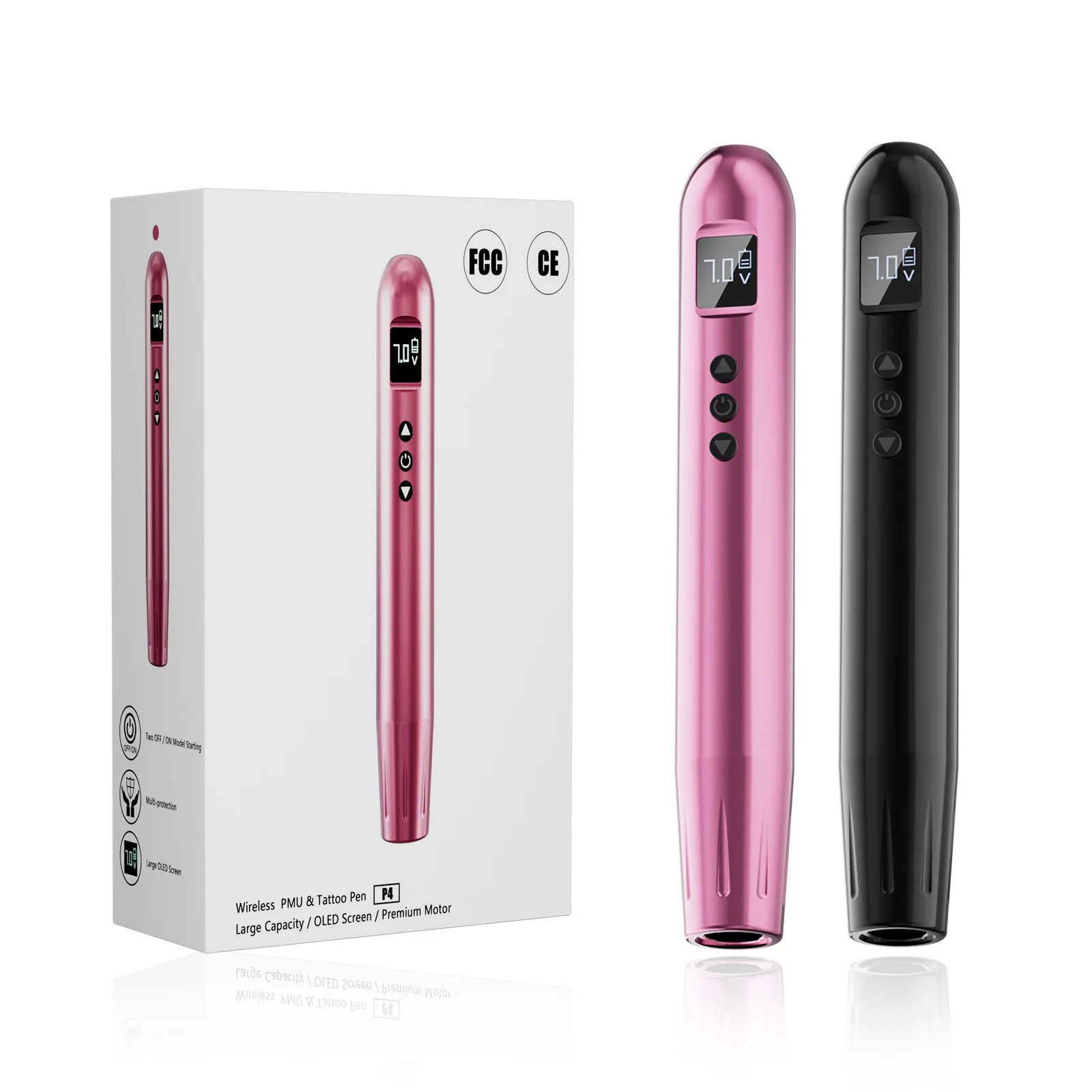 Macchina da ricamo Wireless professionale macchina per tatuaggi integrata trucco permanente ricaricabile sopracciglia labbra Liner Tattoo Pen