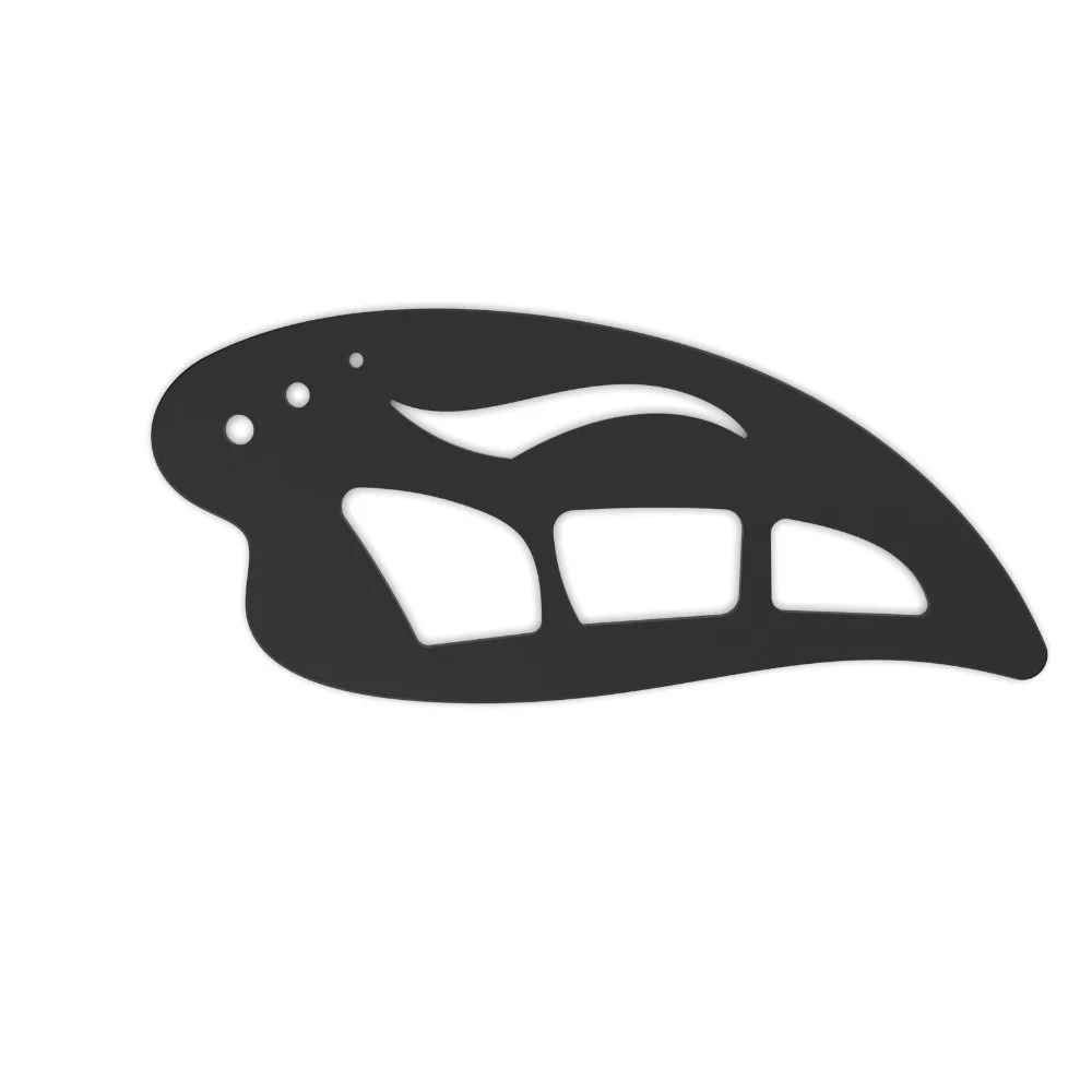 4PCS Reusable Eyeshadow Stencils Template Shape Mold Structure Eye Makeup Seal Auxiliary Eye Shadow Template Beginners