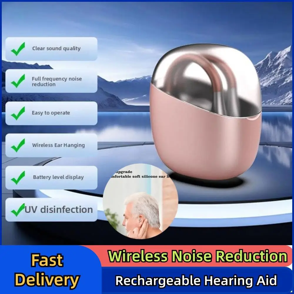 

A8 Portable Bluetooth Earbuds Open Type Auxiliary Listening Earphones Rechargeable Hearing Aid Wireless Noise Reduction